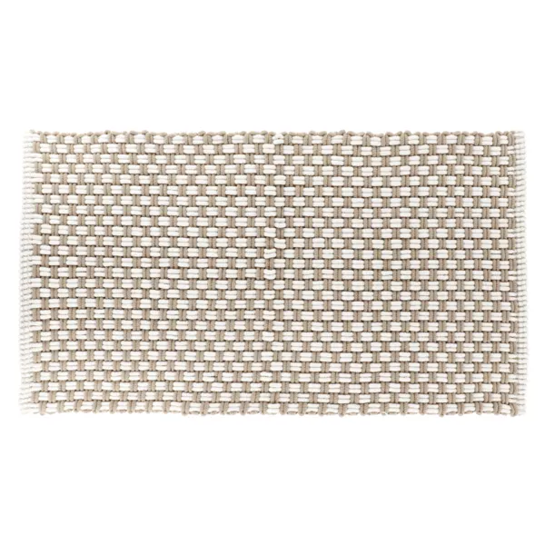Badteppich Mikrofaser Masche (45 x 90 cm) Cuzco Taupe und Beige