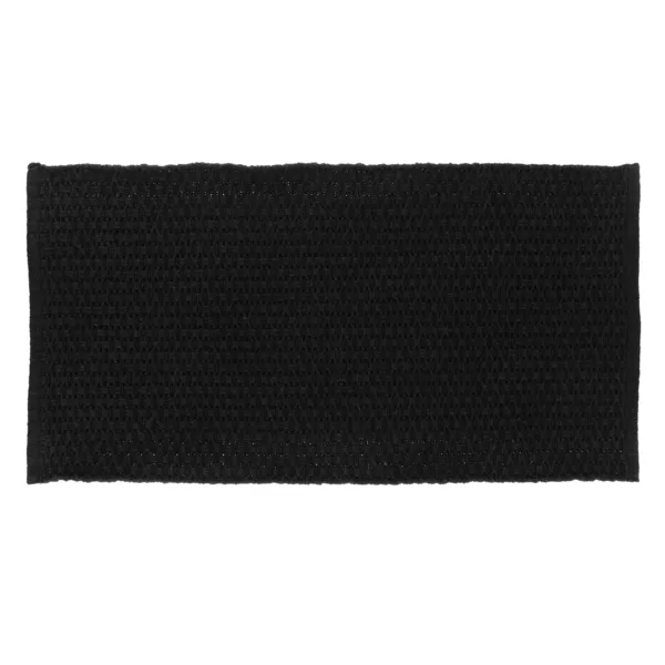 Tappeto cotone intrecciato (45 x 90 cm) Rosario Nero