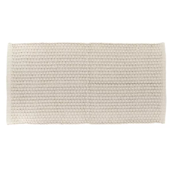 Alfombra de algod�n trenzado (45 x 90 cm) Quito Beige