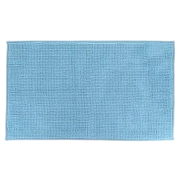 Alfombra de ba�o de microfibra (45 x 75 cm) Bolas Azul claro