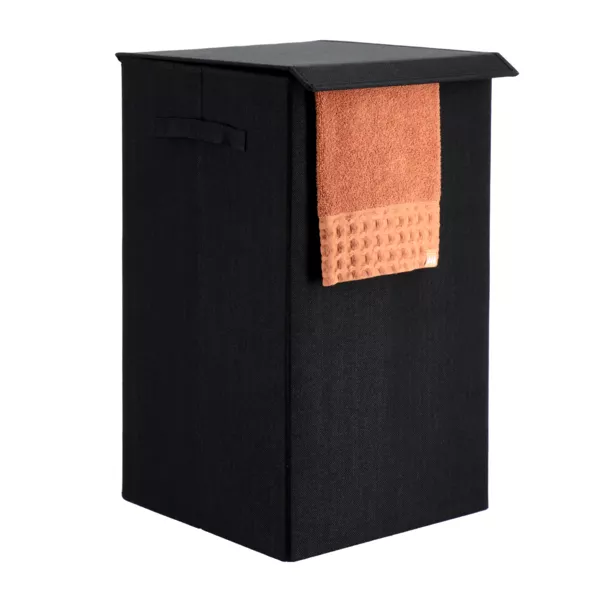 Panier � linge pliable (H60 cm) TissuFlex Noir