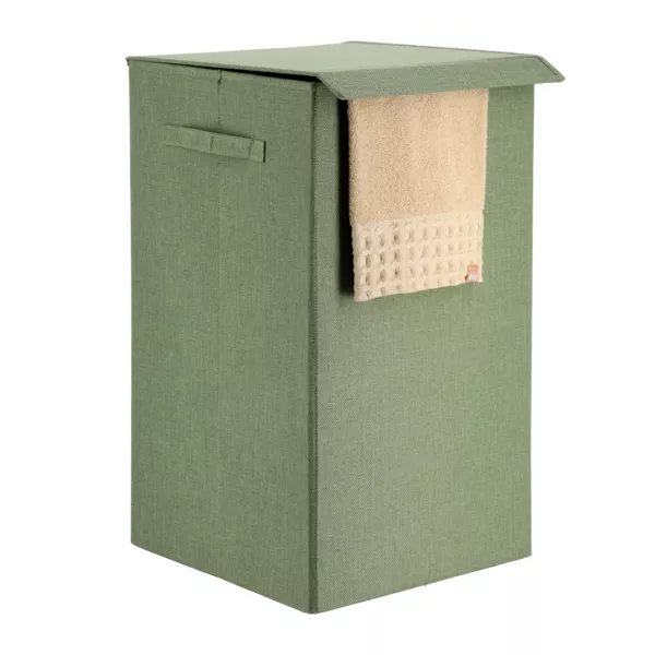 Cesto de ropa plegable (H60 cm) TissuFlex Verde