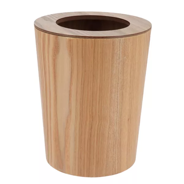 Papelera de baño estilo roble Scandi Beige