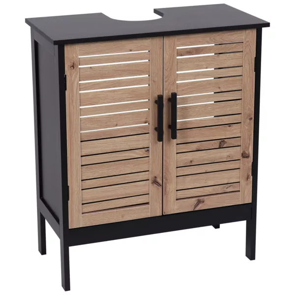 Mobile da bagno (60 x H70 cm) Bergen Nero