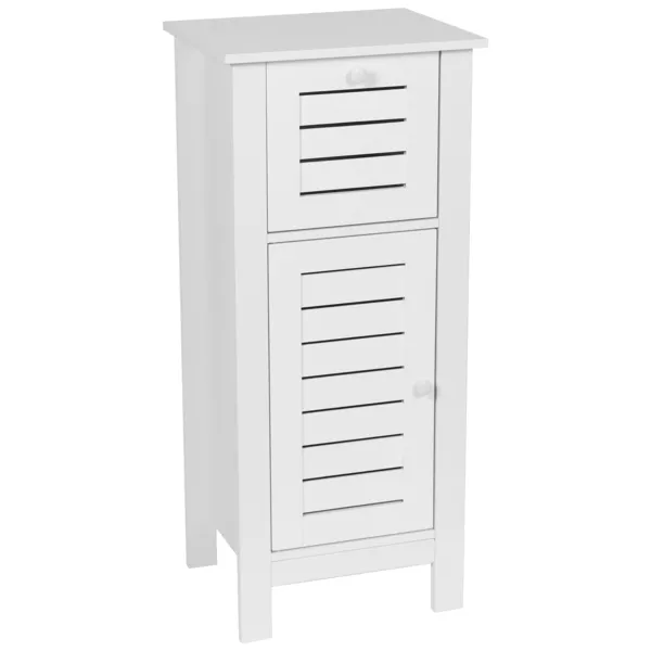 Mueble bajo de baño (37 x H83 cm) Santorin Blanco