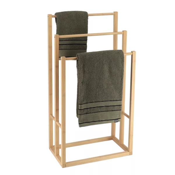 Porta asciugamani in bamb� a 3 livelli (H82 cm) Harmonie Naturale