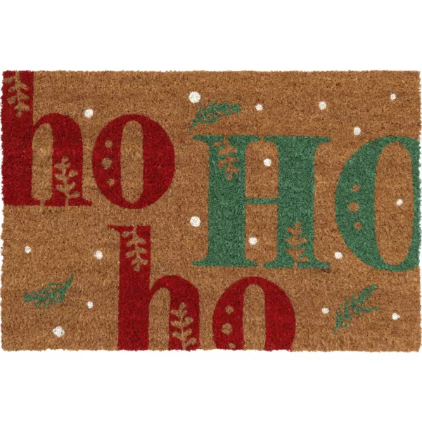 Zerbino natalizio in cocco (40 x 60 cm) Ho Ho Multicolore