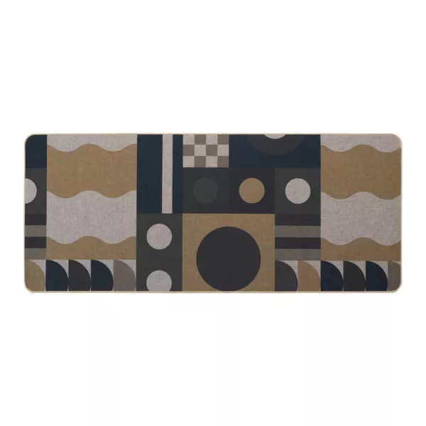 Alfombra antideslizante (50 x 120 cm) Geo Beige