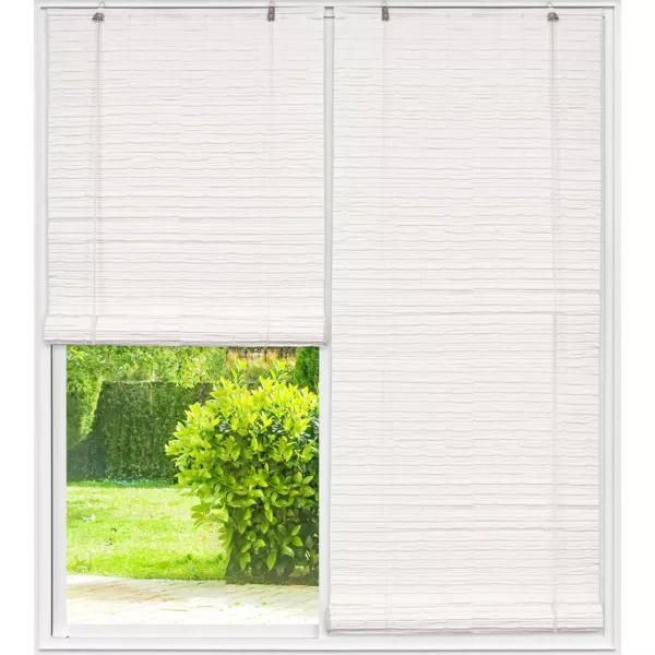 Tenda a rullo esterna effetto rattan (200 x 200 cm) Tanoa Bianco