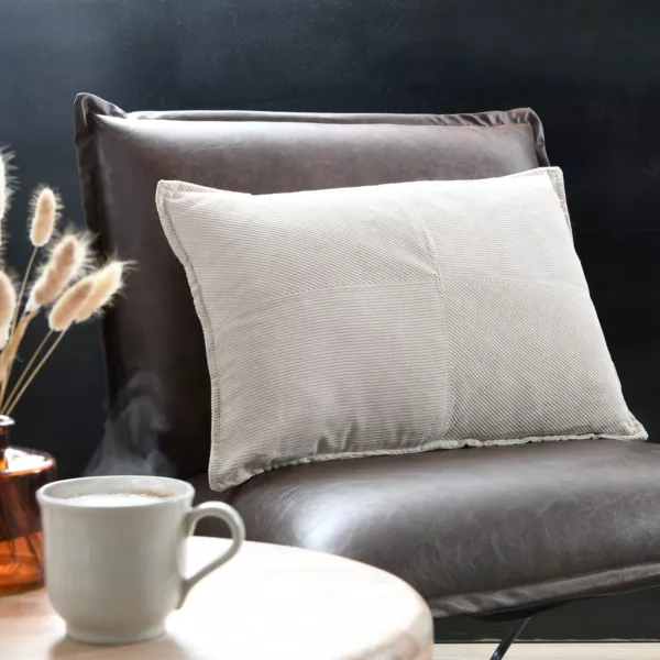 Cuscino rettangolare in velluto (40 x 60 cm) Dandy Beige