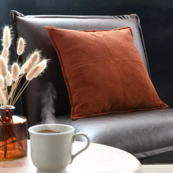 Fl�jlskvadratpude (45 x 45 cm) Dandy Terracotta