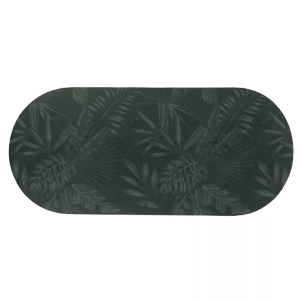 Badematte aus rutschfestem Naturkautschuk (45 x 100 cm) Essential Nature Grün