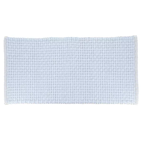 Microvezel badmat (45 x 90 cm) Lichtblauwe Mesh