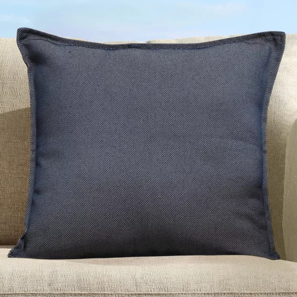 Quadratisches Kissen Outdoor (45 x 45 cm) Bora� Bleu marine