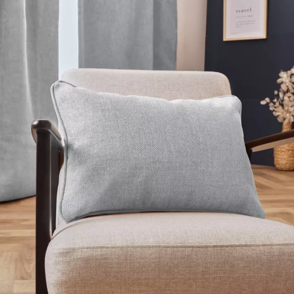 Coussin rectangulaire tiss� (40 x 60 cm) Alba Gris