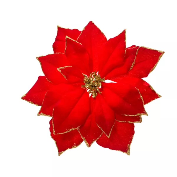 Poinsettia di Natale (D24 cm) Venezia Rosso