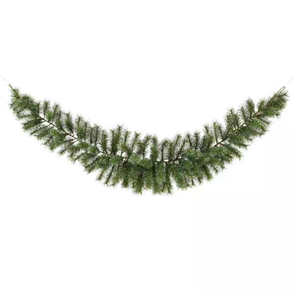 Kerstslinger (180 cm - D33) Stockholm Groen met parelafwerking