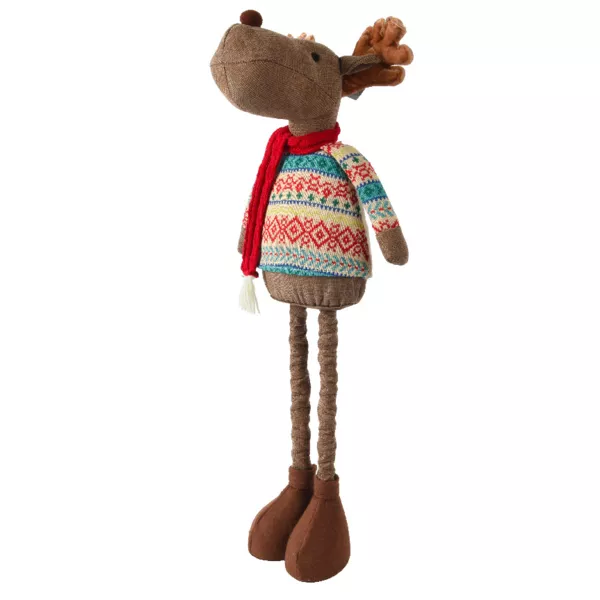 Caribù in piedi (H77 cm) André con maglione