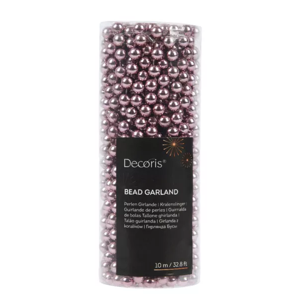 Ghirlanda di perle (10 m) Alpine Rosa antico