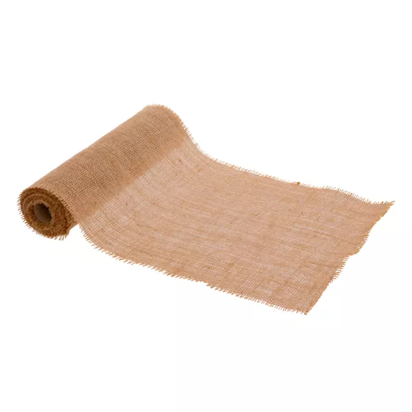 Chemin de table (300 x 28 cm) Toile de jute Naturel