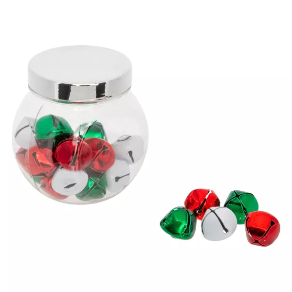 Set di 24 campanelli multicolori in metallo da spargere