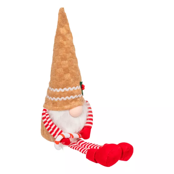 Sidde nisse (H50 cm) Gourmand Peberkage Lys brun