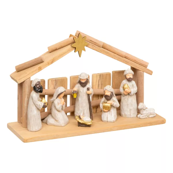 Bel�n completo de Navidad (H30 cm) Santa Carmen