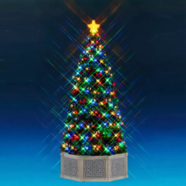 Accessorio Lemax luminoso e musicale (H39 cm) albero di Natale Bluetooth