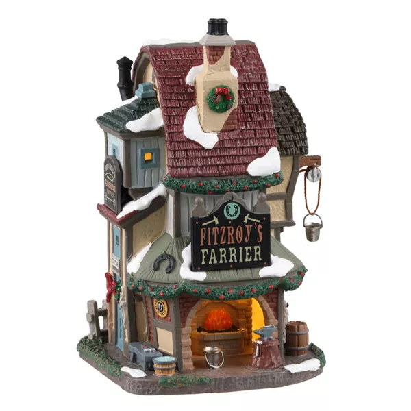 Beleuchtetes Weihnachtsdorf Lemax - Fitzroy's Hufschmied