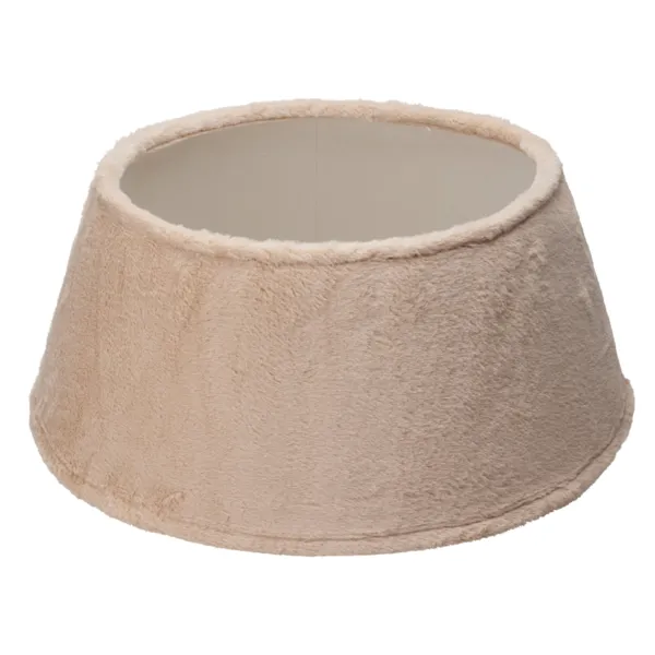 Zierkorb f�r Baumst�nder (D55 cm) Kunstfell Beige