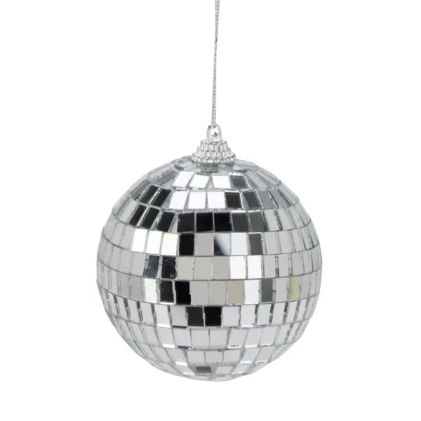 Set di 12 palline di Natale (D80 mm) Night Fever Argento