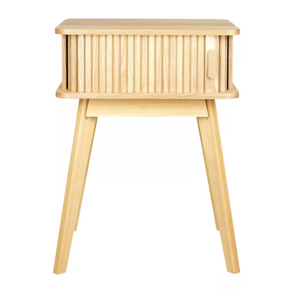 Nachttisch aus Holz (H54 cm) Tim Beige