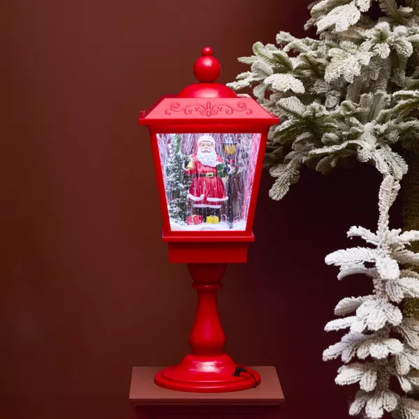 Linterna luminosa 33 LED (H70 cm) Pap� Noel Blanco fr�o