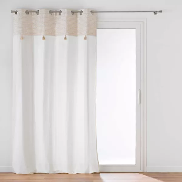 Rideau coton (140 x 240 cm) Milano Beige