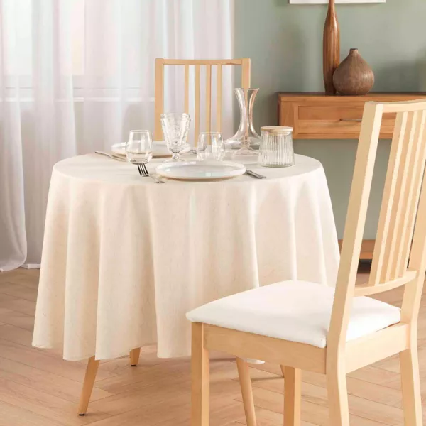 Nappe ronde lin (180 cm) Pauline �cru