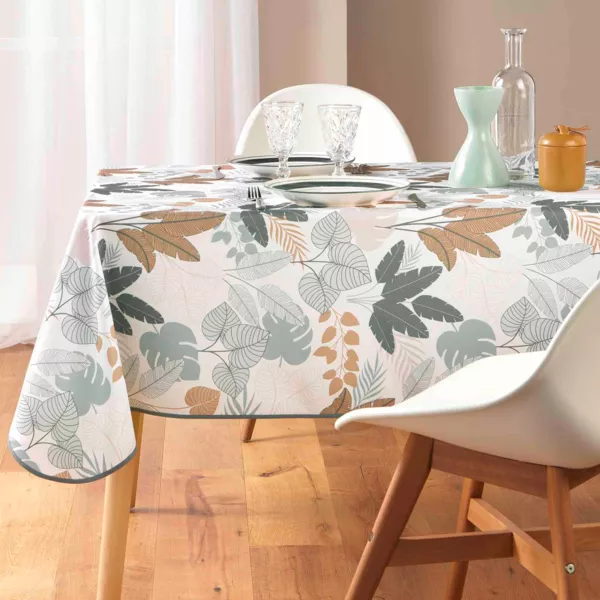 Nappe rectangulaire antitache (150 x 240 cm) Fidji Verte