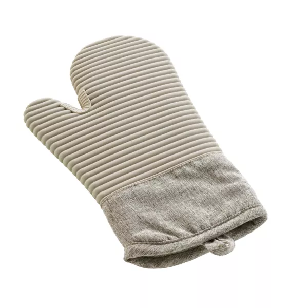 Gant de cuisine ambidextre coton (30x18 cm) Adam Beige