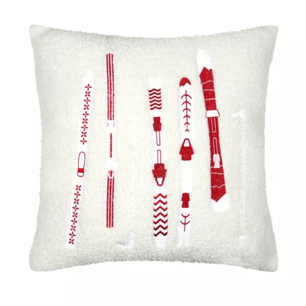 Cuscino quadrato (45 x 45 cm) Bessey Rosso