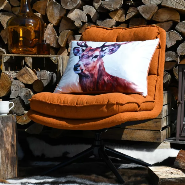 Coussin Rectangulaire (40 x 60 cm) Faune Brun