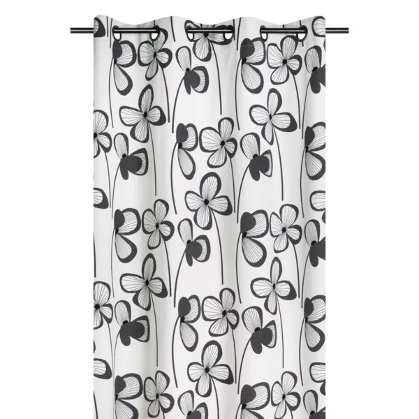 Rideau coton (140 x 260 cm) Tilda Gris