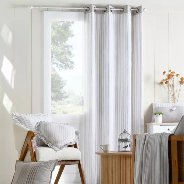 Cortina de algod�n (140 x 260 cm) Jos�phine Marfil