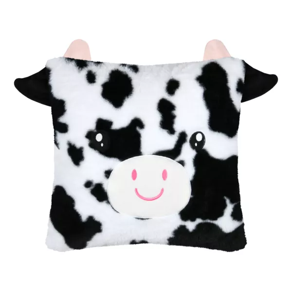 Coussin enfant carr� (40 x 40 cm) Zamis Panda Blanc