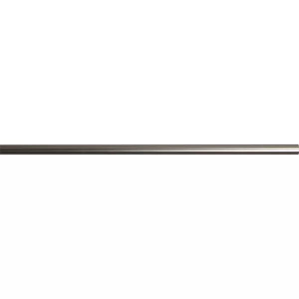 Asta per tenda estensibile in metallo (L120 - 210 cm / D17 - 20 mm) Jim Argento opaco