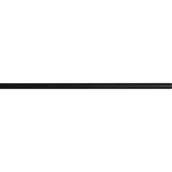 Ausziehbare Metallvorhangstange (L120 - 210 cm / D17 - 20 mm) Jim Mattschwarz