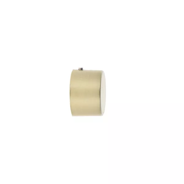 Set von 2 Endst�cken f�r Metallstange (D28 mm) Goldener Stopfen