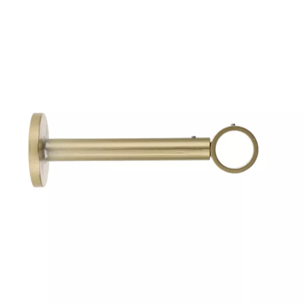 Metalen enkele vaste roedebeugel (L155 cm / D28 mm) Lino Goud