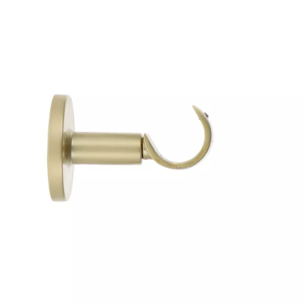 GUIDA ASTA ARMADIO Presa Staffa di Supporto 19mm Ottone Cromato
