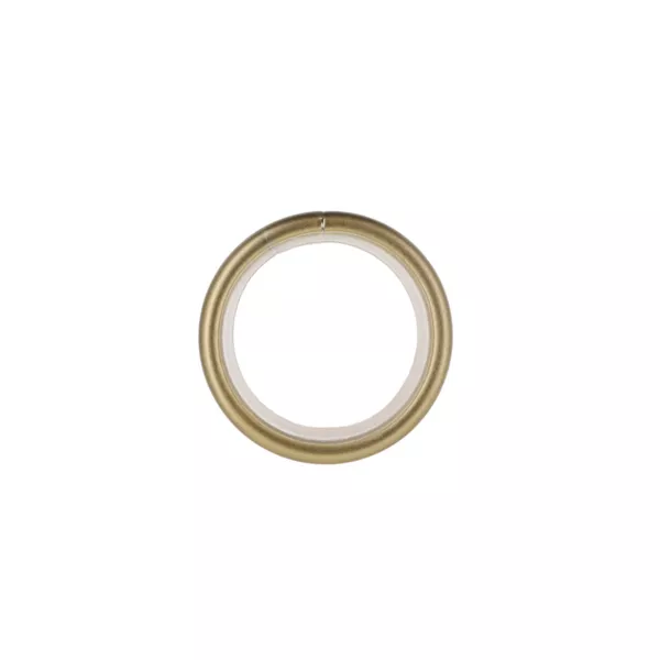 Set von 8 Vorhangstangenringen aus Metall (D28 mm) Lino Gold