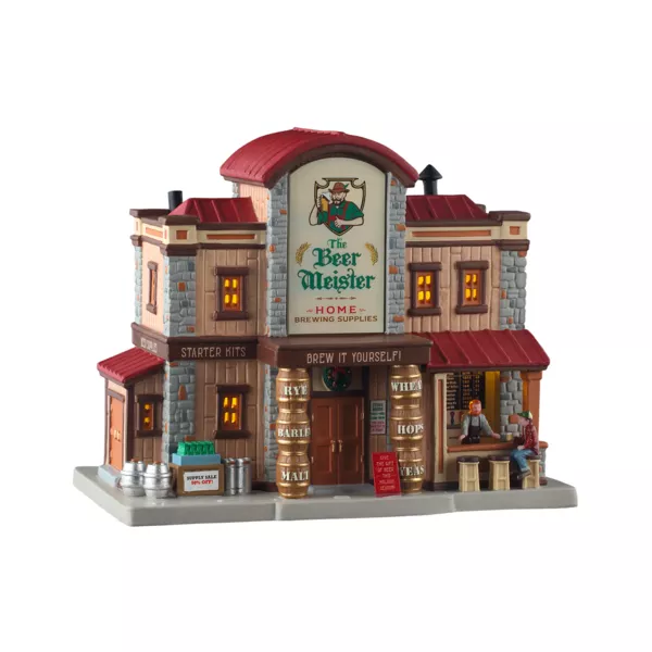 Beleuchtetes Weihnachtsdorf Lemax Der Biermeister