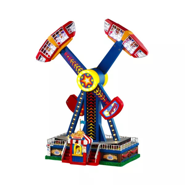 Village de No�l Lemax lumineux, musical et anim� Fr�n�sie de boules de feu